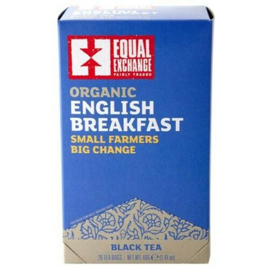 Equal Exchange Black, English Breakfast Tea 20 Bags '745998500155