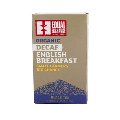 Equal Exchange Organic Decaffeinated English Breakfast Tea - 20 bags