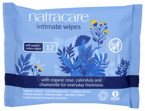 INTIMATE WIPES NATRACARE CT   12CT  '782126200150
