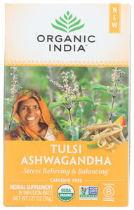 TEA ORGANIC INDIA TULSI ASHWAGANDHA ORGANIC   18 CT  '801541514861