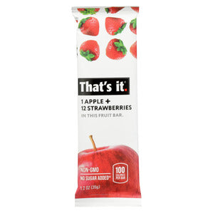 That'S It Fruit Bar Apple Strawberry 1.2 Oz    '850397004217