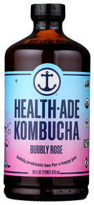 KOMBUCHA HEALTH-ADE ROSE ORGANIC 16 OZ 851861006065