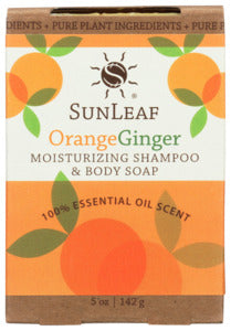 SHAMPOO BAR SUNLEAF 5OZ ORANGE GING     '896993002035