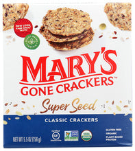 CRACKER MARY'S GONE CRACKERS SUPER SEED ORGANIC GLUTEN FREE  5.5 OZ  '897580000168
