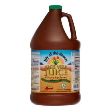 ALOE VERA JUICE LILY GALLON WHOLE  1 GAL    026395301287