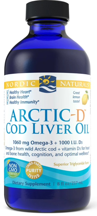 ARCTIC-D COD LIVER OIL NORDIC   8FZ '768990587832