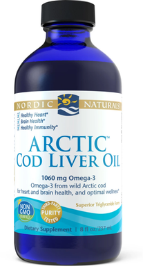 ARTIC COD LIVER OIL NORDIC PLAI  8FZ '768990537851
