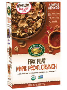 CEREAL NATURE'S PATH ORGANIC FLAX PLUS MAPLE PECAN CRUNCH 11.5 OZ  '58449771432
