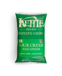 CHIP KETTLE BRAND POTATO CHIP SOUR CREAM & ONION 5 OZ '84114114464