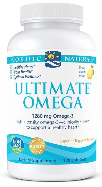 ULTIMATE OMEGA – LEMON NORDIC NATURALS ULTIMATE OMEGA DIETARY SUPPLEMENT, GREAT LEMON TASTE, 120 COUNT '768990027901
